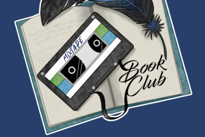 Mixtape Book Club logo, with text "Track 39: Demon Dean"